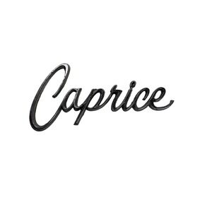 Vintage Chevrolet Caprice Script Emblem Badge GM 3878792 Original Chrome 6"